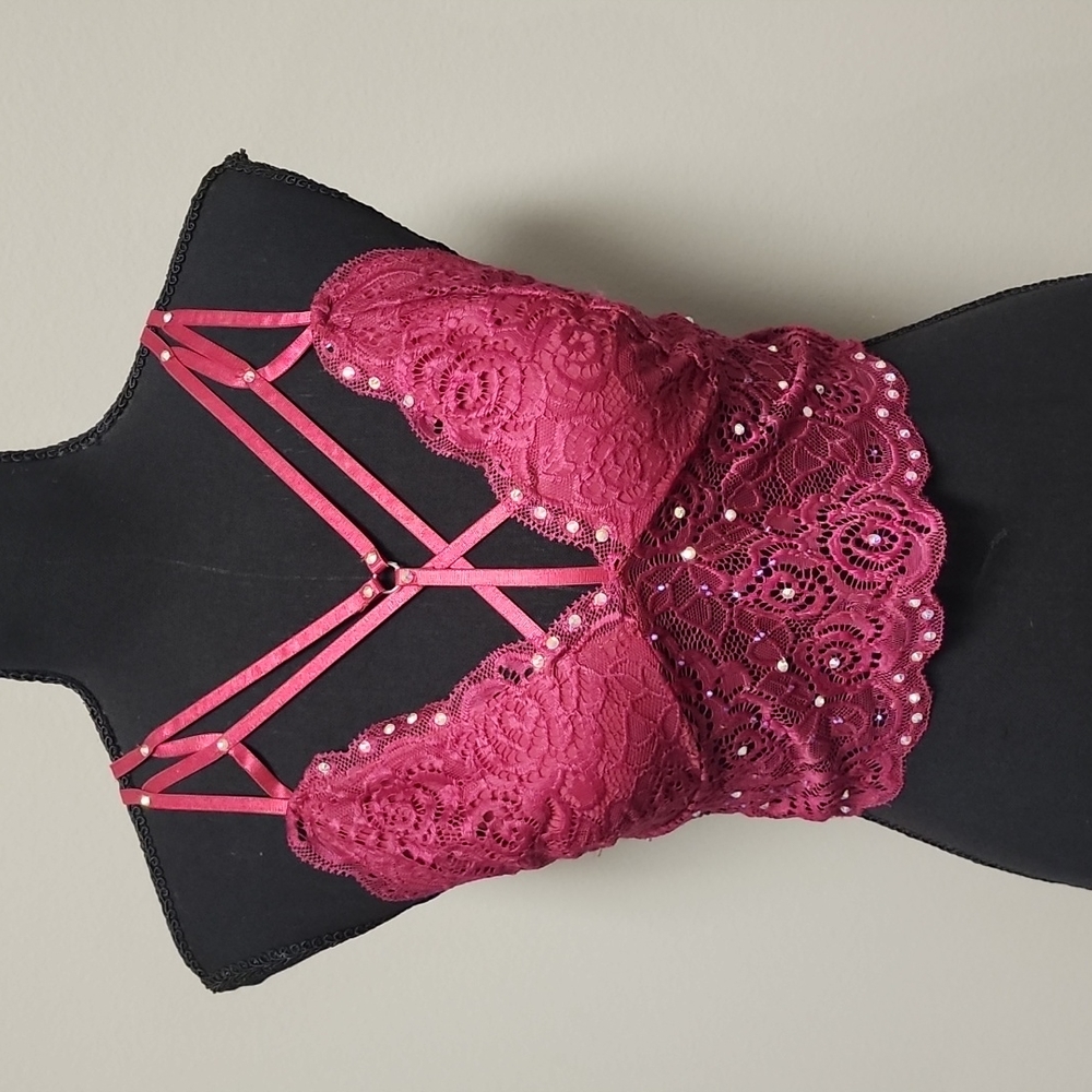 Bralette maroon